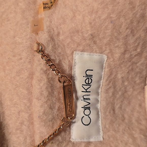 Calvin Klein Fur Trim Hooded Coat - Picture 5 of 9